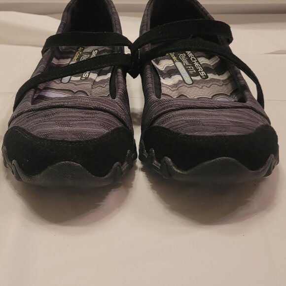 Black Mary Janes Skechers Memory Foam Womens Size 6 - Picture 13 of 15